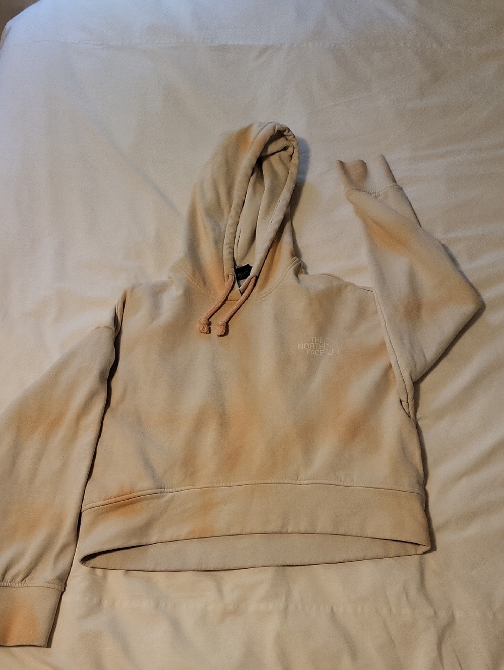The North Face Beige Tie-Dye Hoodie
